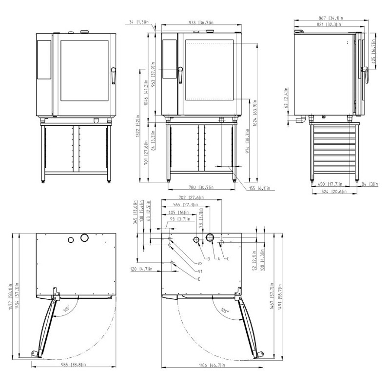 Шкаф пекарский Retigo DeliMaster DM8