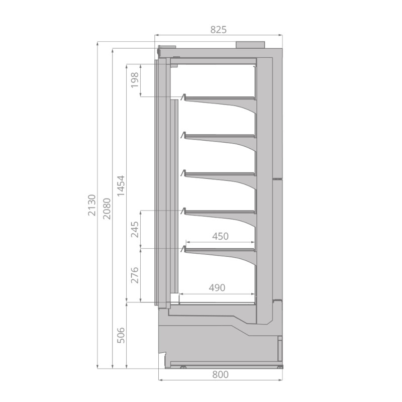 Низкотемпературный шкаф Brandford Odissey Plug-in 125