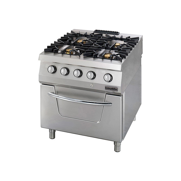 Плита газовая 4-х конфорочная Ozti OSOGF 8090 с духовым шкафом