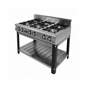 картинка Плита Grill Master 6-ти горелочная газовая Ф6ПГ/800 (на подставке)