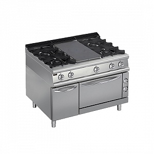 картинка Плита со сплошной поверхностью газовая 700 серии Apach Chef Line LINE SLRSTG127R4FG