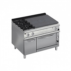 картинка Плита со сплошной поверхностью газовая 700 серии Apach Chef Line LRSTG127R2FE